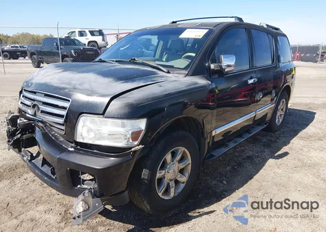 2005 Infiniti Qx56 z USA, uszkodzony, nr VIN 5N3AA08C15N812419